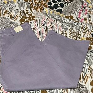 Universal Thread High Rise Wide Leg Sailor Pants in Lavender Purple